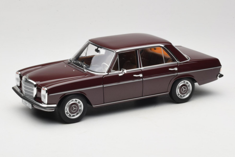 Mercedes 200 W115 Dunkel Rotbraun Norev 1:18 183778 Druckguss