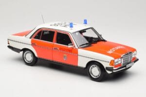 Mercedes 200 W123 Krankenwagen Weiß Norev 1:18 183834 Druckguss — Bild 4 von 8