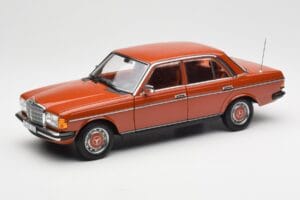 Mercedes 200 W123 English Rot Händler Edition Norev 1:18 B66040653 Druckguss