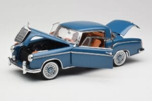 Mercedes 220 SE W128 Blau Sun Star 1:18 3561 Druckguss — Bild 2 von 8