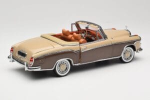 Mercedes 220 SE W128 Cabriolet Bronze Rot Sun Star 1:18 3572 Druckguss — Bild 3 von 8