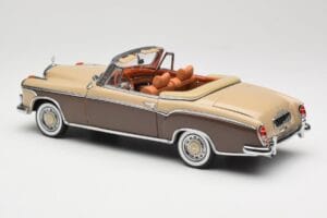 Mercedes 220 SE W128 Cabriolet Bronze Rot Sun Star 1:18 3572 Druckguss — Bild 7 von 8
