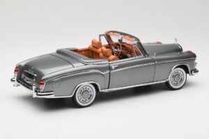 Mercedes 220 SE W128 Cabriolet Grey Metallic Sun Star 1:18 3352-M1 Druckguss — Bild 3 von 8