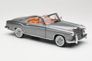 Mercedes 220 SE W128 Cabriolet Grey Metallic Sun Star 1:18 3352-M1 Druckguss — Bild 6 von 8