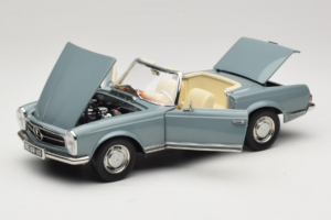 Mercedes 230 SL W113 Horizon Blue Norev 1:18 183992 Druckguss — Bild 2 von 9