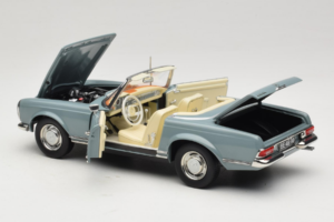 Mercedes 230 SL W113 Horizon Blue Norev 1:18 183992 Druckguss — Bild 6 von 9