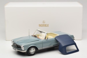 Mercedes 230 SL W113 Horizon Blue Norev 1:18 183992 Druckguss — Bild 9 von 9