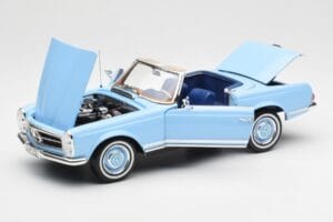 Mercedes 230 SL W113 Pagoda Horizon Blau Händler Edition Norev 1:18 B66040633 Druckguss — Bild 2 von 10
