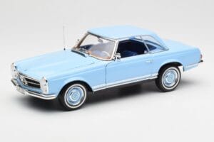 Mercedes 230 SL W113 Pagoda Horizon Blau Händler Edition Norev 1:18 B66040633 Druckguss — Bild 3 von 10