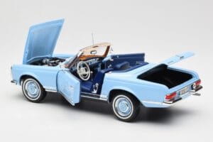 Mercedes 230 SL W113 Pagoda Horizon Blau Händler Edition Norev 1:18 B66040633 Druckguss — Bild 7 von 10