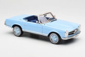 Mercedes 230 SL W113 Pagoda Horizon Blau Händler Edition Norev 1:18 B66040633 Druckguss — Bild 8 von 10