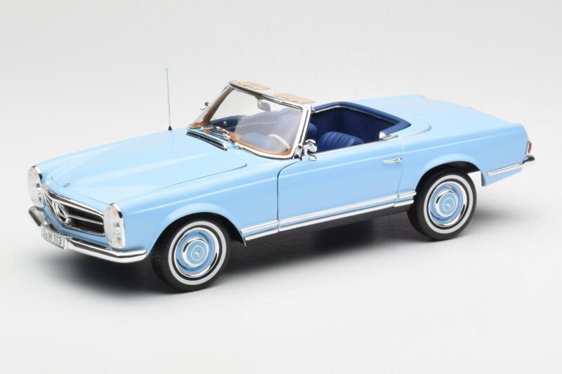 Mercedes 230 SL W113 Pagoda Horizon Blau Händler Edition Norev 1:18 B66040633 Druckguss