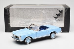 Mercedes 230 SL W113 Pagoda Horizon Blau Händler Edition Norev 1:18 B66040633 Druckguss — Bild 10 von 10