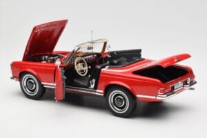 Mercedes 230 SL W113 Pagoda Rot Norev 1:18 B660640596 Druckguss — Bild 5 von 8
