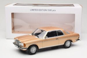 Mercedes 280 CE C123 Gold Norev 1:18 183587 Druckguss — Bild 6 von 6