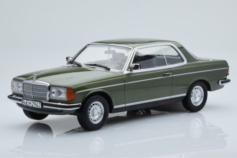 Mercedes 280 CE W123 Coupe Grün Norev 1:18 183704 Druckguss
