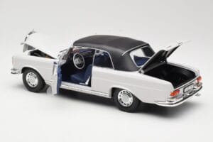 Mercedes 280 SE W111 Cabriolet Hellgrau Norev 1:18 183530 Druckguss — Bild 5 von 8