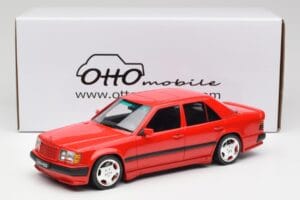 Mercedes 300E W124 6.0 AMG Signal Rot Otto 1:18 OT1104 Resin — Bild 6 von 6