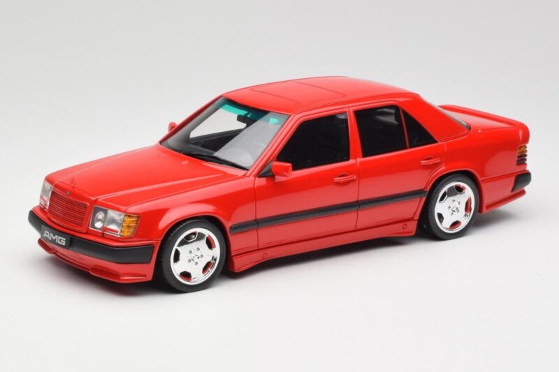 Mercedes 300E W124 6.0 AMG Signal Rot Otto 1:18 OT1104 Resin