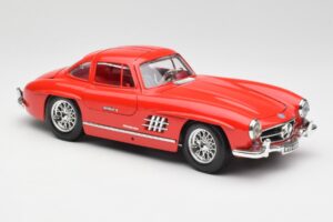 Mercedes 300 SL Rot Bburago 1:18 3015 Druckguss — Bild 6 von 8