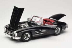 Mercedes 300 SL W198 Roadster Schwarz Minichamps 1:18 180039036 Druckguss — Bild 2 von 8