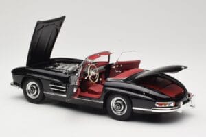 Mercedes 300 SL W198 Roadster Schwarz Minichamps 1:18 180039036 Druckguss — Bild 5 von 8