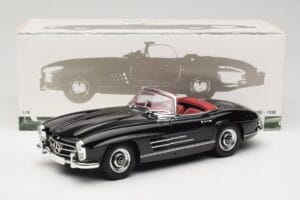 Mercedes 300 SL W198 Roadster Schwarz Minichamps 1:18 180039036 Druckguss — Bild 8 von 8