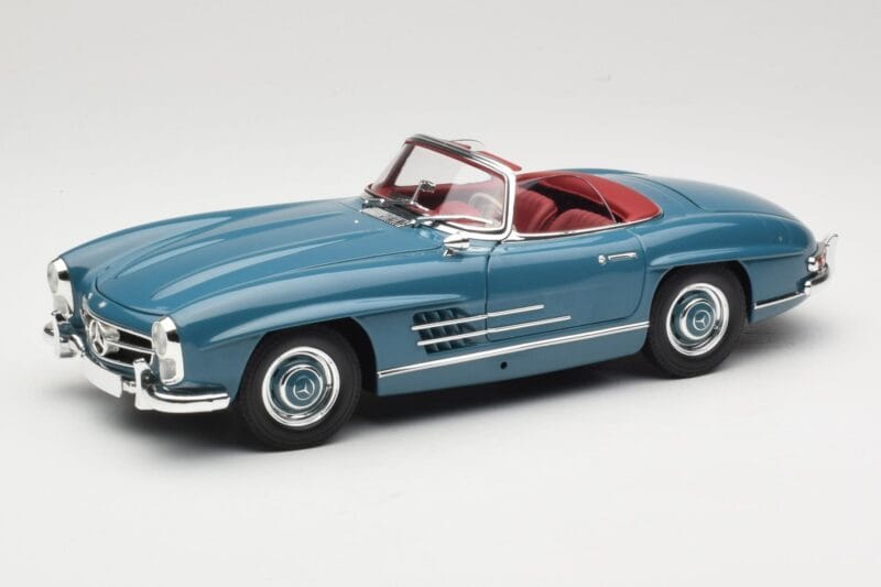 Mercedes 300 SL W198 Roadster Blau Minichamps 1:18 180039035 Druckguss