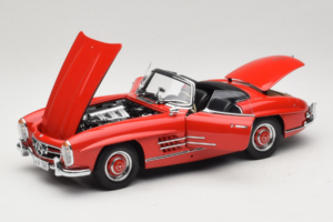 Mercedes 300 SL Roadster Rot Minichamps 1:18 180039031 Druckguss — Bild 2 von 8