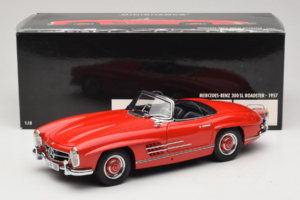 Mercedes 300 SL Roadster Rot Minichamps 1:18 180039031 Druckguss — Bild 8 von 8