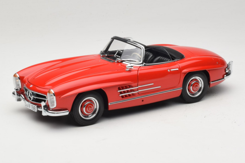 Mercedes 300 SL Roadster Rot Minichamps 1:18 180039031 Druckguss
