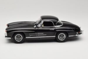 Mercedes 300 SL W198 Roadster With Hardtop Schwarz Minichamps 1:18 180039040 Druckguss — Bild 4 von 8