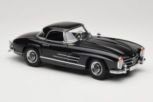 Mercedes 300 SL W198 Roadster With Hardtop Schwarz Minichamps 1:18 180039040 Druckguss — Bild 6 von 8