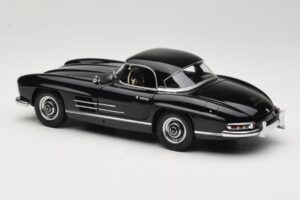 Mercedes 300 SL W198 Roadster With Hardtop Schwarz Minichamps 1:18 180039040 Druckguss — Bild 7 von 8