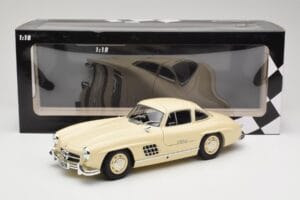 Mercedes 300 SL W198 Creme Minichamps 1:18 110037212 Druckguss — Bild 8 von 8