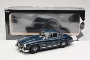 Mercedes 300 SL W198 Gullwing Dunkelblau Minichamps 1:18 110037216 Druckguss — Bild 8 von 8