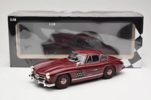 Mercedes 300 SL W198 Gullwing Dunkelrot Minichamps 1:18 110037218 Druckguss — Bild 8 von 8