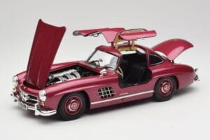 Mercedes 300 SL W198 Feuerrot Minichamps 1:18 180039008 Druckguss — Bild 2 von 8