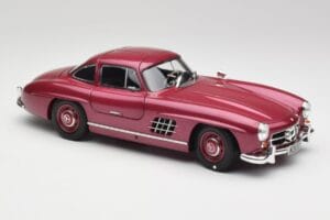 Mercedes 300 SL W198 Feuerrot Minichamps 1:18 180039008 Druckguss — Bild 6 von 8