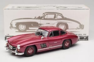 Mercedes 300 SL W198 Feuerrot Minichamps 1:18 180039008 Druckguss — Bild 8 von 8