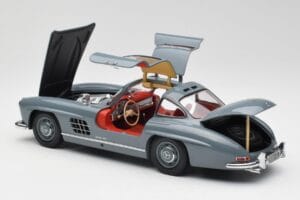 Mercedes 300 SL W198 Graphite Grau Minichamps 1:18 180039005 Druckguss — Bild 5 von 8
