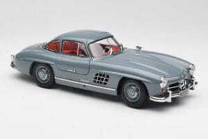 Mercedes 300 SL W198 Graphite Grau Minichamps 1:18 180039005 Druckguss — Bild 6 von 8
