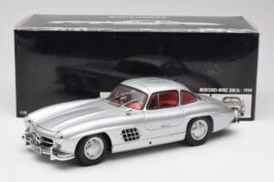 Mercedes 300 SL W198 Gullwing Silber Minichamps 1:18 180039000 Druckguss — Bild 8 von 8
