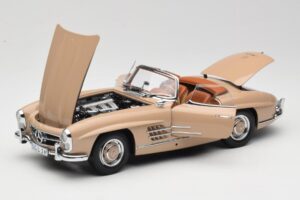 Mercedes 300 SL W198 Roadster Hellbraun Minichamps 1:18 180039032 Druckguss — Bild 2 von 8