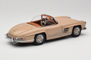 Mercedes 300 SL W198 Roadster Hellbraun Minichamps 1:18 180039032 Druckguss — Bild 3 von 8