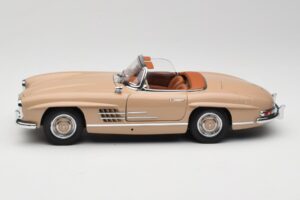 Mercedes 300 SL W198 Roadster Hellbraun Minichamps 1:18 180039032 Druckguss — Bild 4 von 8