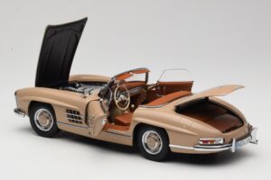 Mercedes 300 SL W198 Roadster Hellbraun Minichamps 1:18 180039032 Druckguss — Bild 5 von 8