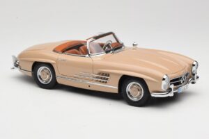 Mercedes 300 SL W198 Roadster Hellbraun Minichamps 1:18 180039032 Druckguss — Bild 6 von 8