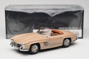 Mercedes 300 SL W198 Roadster Hellbraun Minichamps 1:18 180039032 Druckguss — Bild 8 von 8