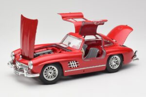 Mercedes 300 SL W198 Red Metallic Bburago 1:18 3013-M1 Druckguss — Bild 2 von 8